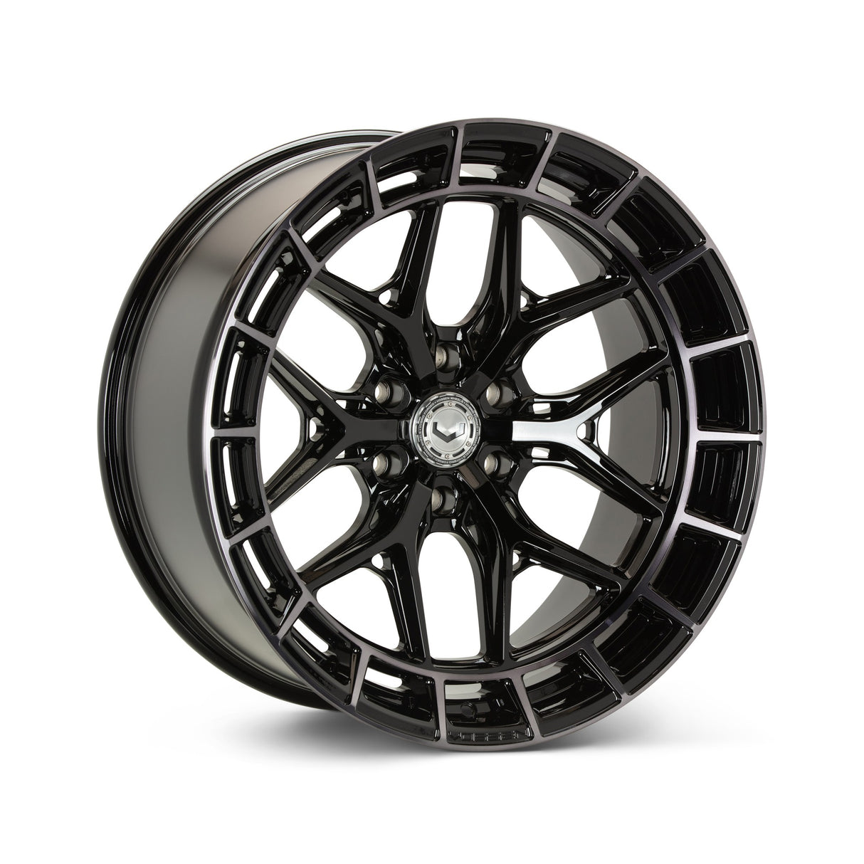 20" Vossen HFX1 Tinted Gloss Black 20x9.5 Wheels Fits Ford F150 2015-2020