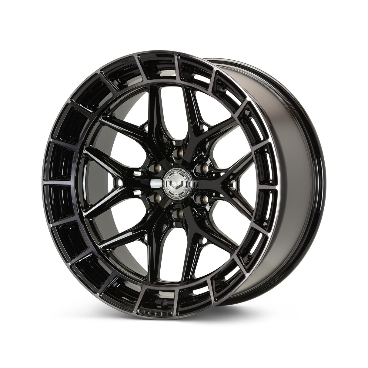 20" Vossen HFX1 Tinted Gloss Black 20x9 Concave Wheels Fits Cadillac Escalade
