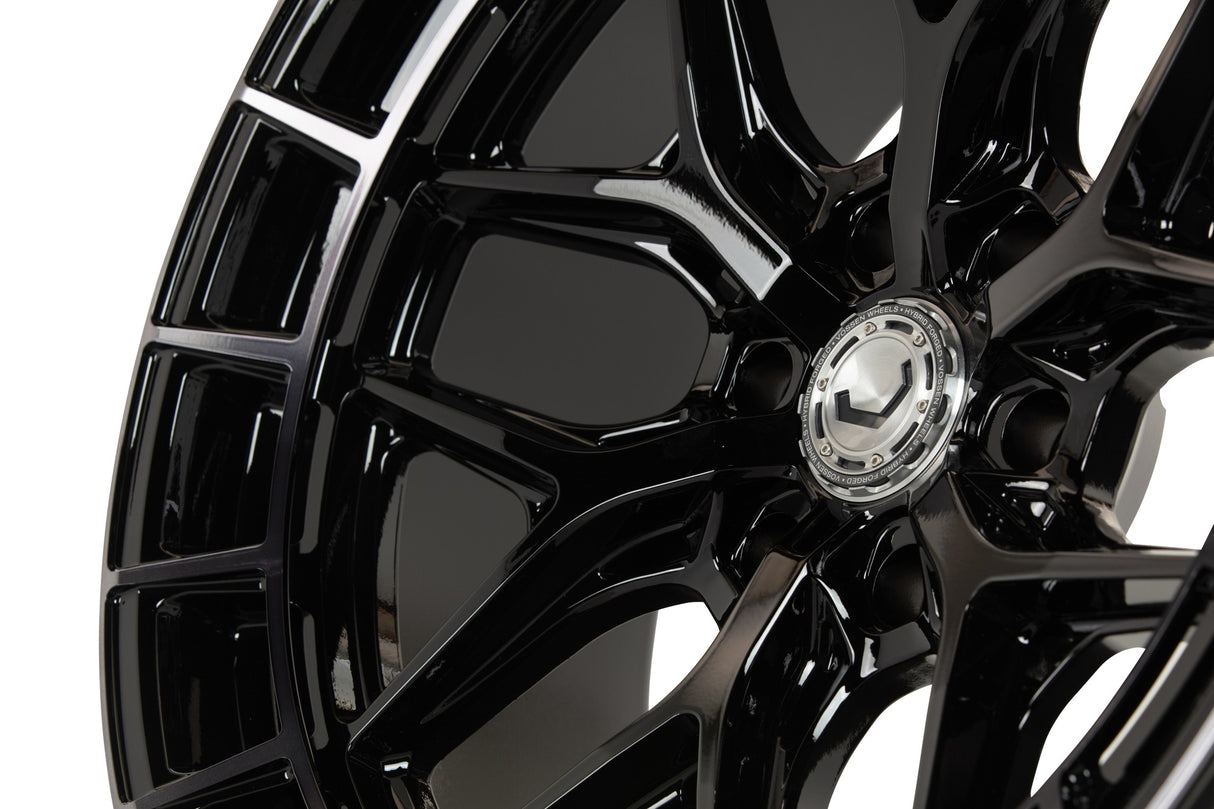 20" Vossen HFX1 Tinted Gloss Black 20x9.5 Concave Wheels Rims Fits Lexus GX550