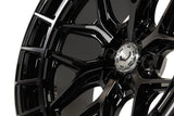 20" Vossen HFX1 Tinted Gloss Black 20x9.5 Concave Wheels Rims Fits Lexus GX470