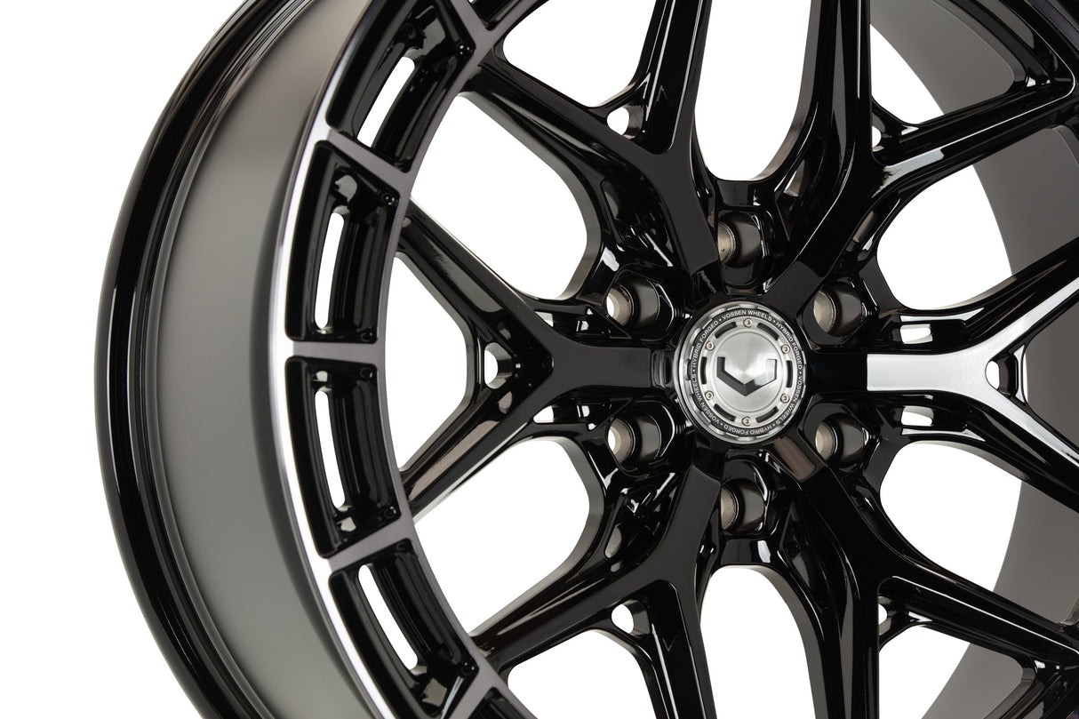 20" Vossen HFX1 Tinted Gloss Black 20x9.5 Concave Wheels Rims Fits Ford Bronco