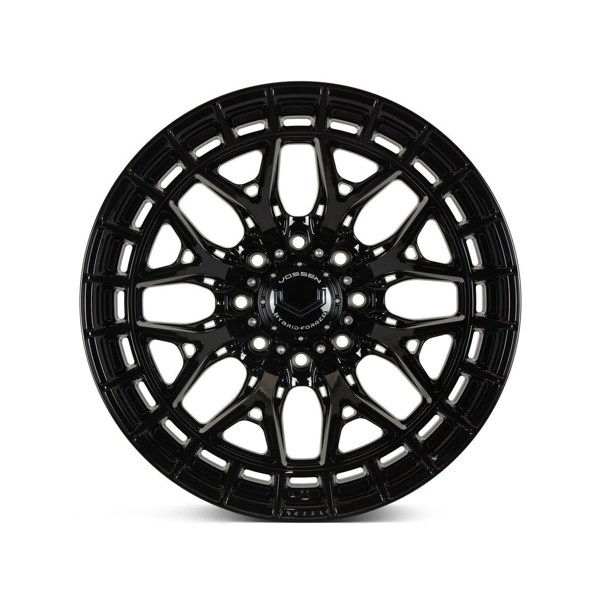 24" Vossen HFX1 Gloss Black 24x12 Concave Wheels Rims Fits Dodge Ram 2500 3500
