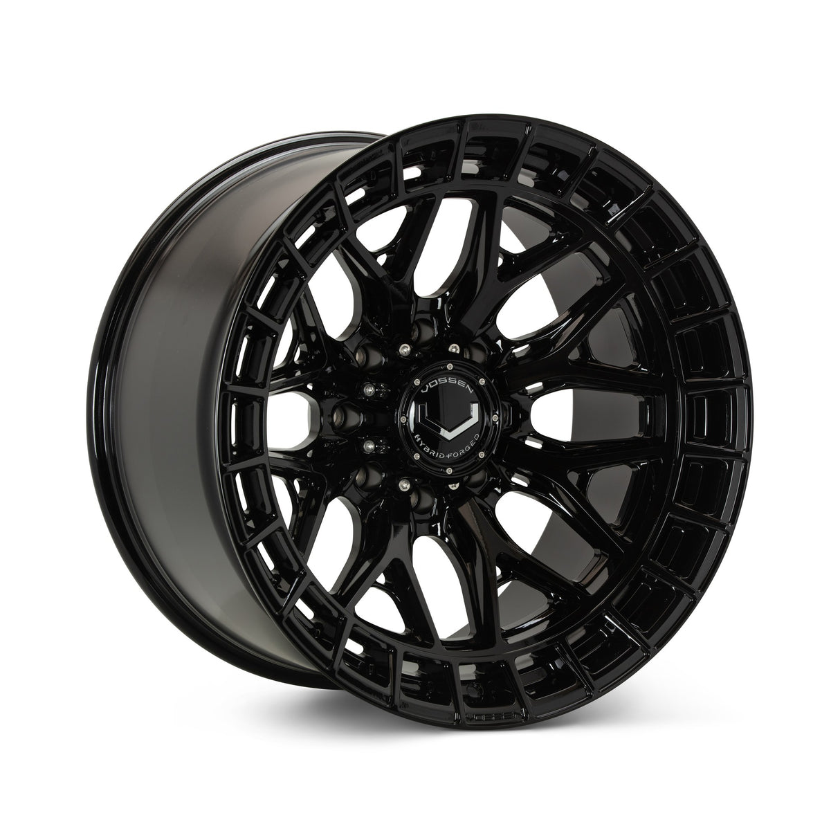 18" Vossen HFX1 Gloss Black 18x9 Concave Wheels Fits GMC Sierra 2500HD 3500HD