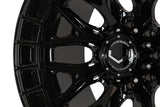20" Vossen HFX1 Gloss Black 20x9 Concave Wheels Fits GMC Sierra HD 2001-2010
