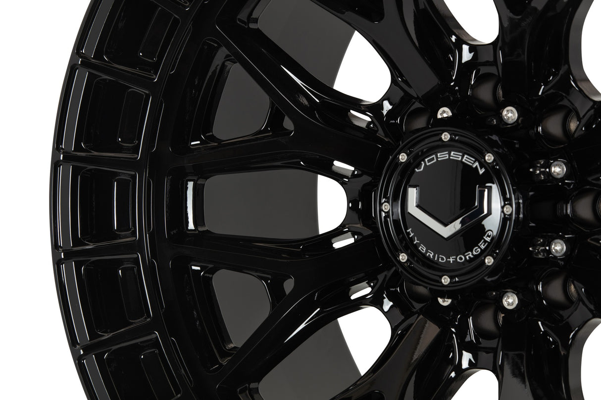20" Vossen HFX1 Gloss Black 20x10 Wheels Fits Chevy Silverado 2500HD 3500HD
