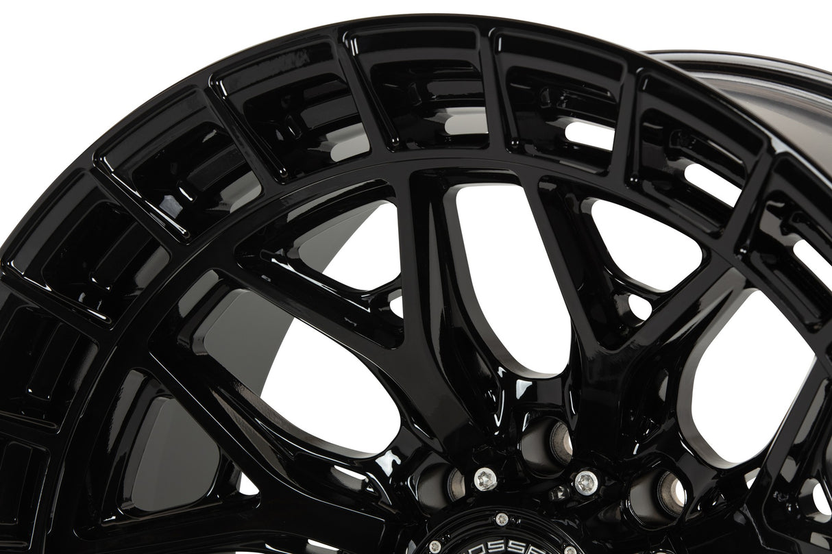 22" Vossen HFX1 Gloss Black 22x12 Concave Wheels Fits GMC Sierra 2500HD 3500HD