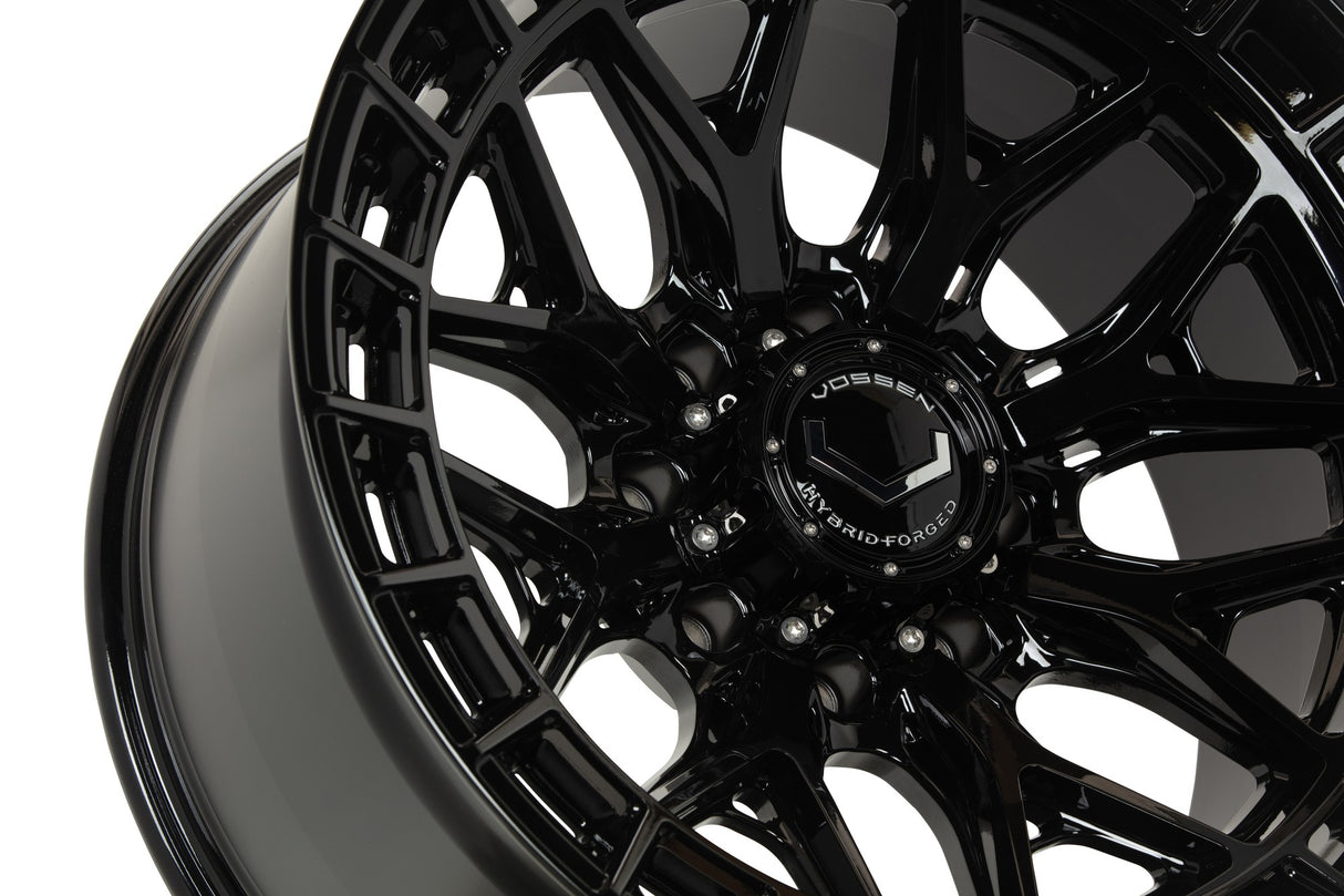 18" Vossen HFX1 Gloss Black 18x9 Concave Wheels Fits GMC Sierra 2500HD 3500HD
