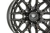 18" Vossen HFX1 Matte Gunmetal 18x9 Concave Wheels Fits GMC Sierra 2500HD 3500HD