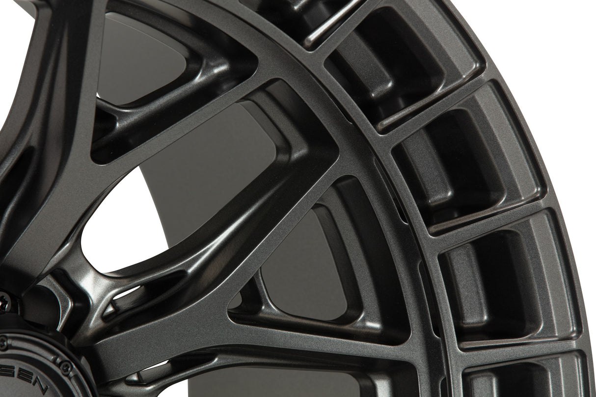 18" Vossen HFX1 Matte Gunmetal 18x9 Concave Wheels Rims Fits RAM 2500 3500