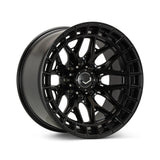 20" Vossen HFX1 Satin Black 20x10 Wheels Fits Chevy Silverado HD 2001-2010