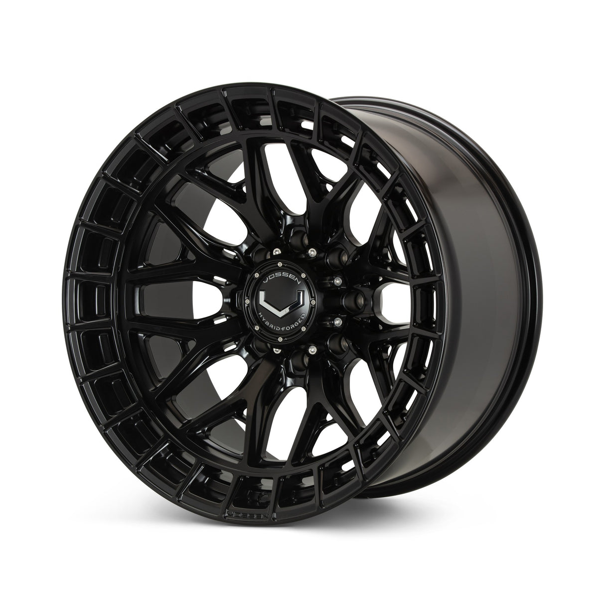 22" Vossen HFX1 Satin Black 22x10 Wheels Fits Chevy Silverado HD 2001-2010