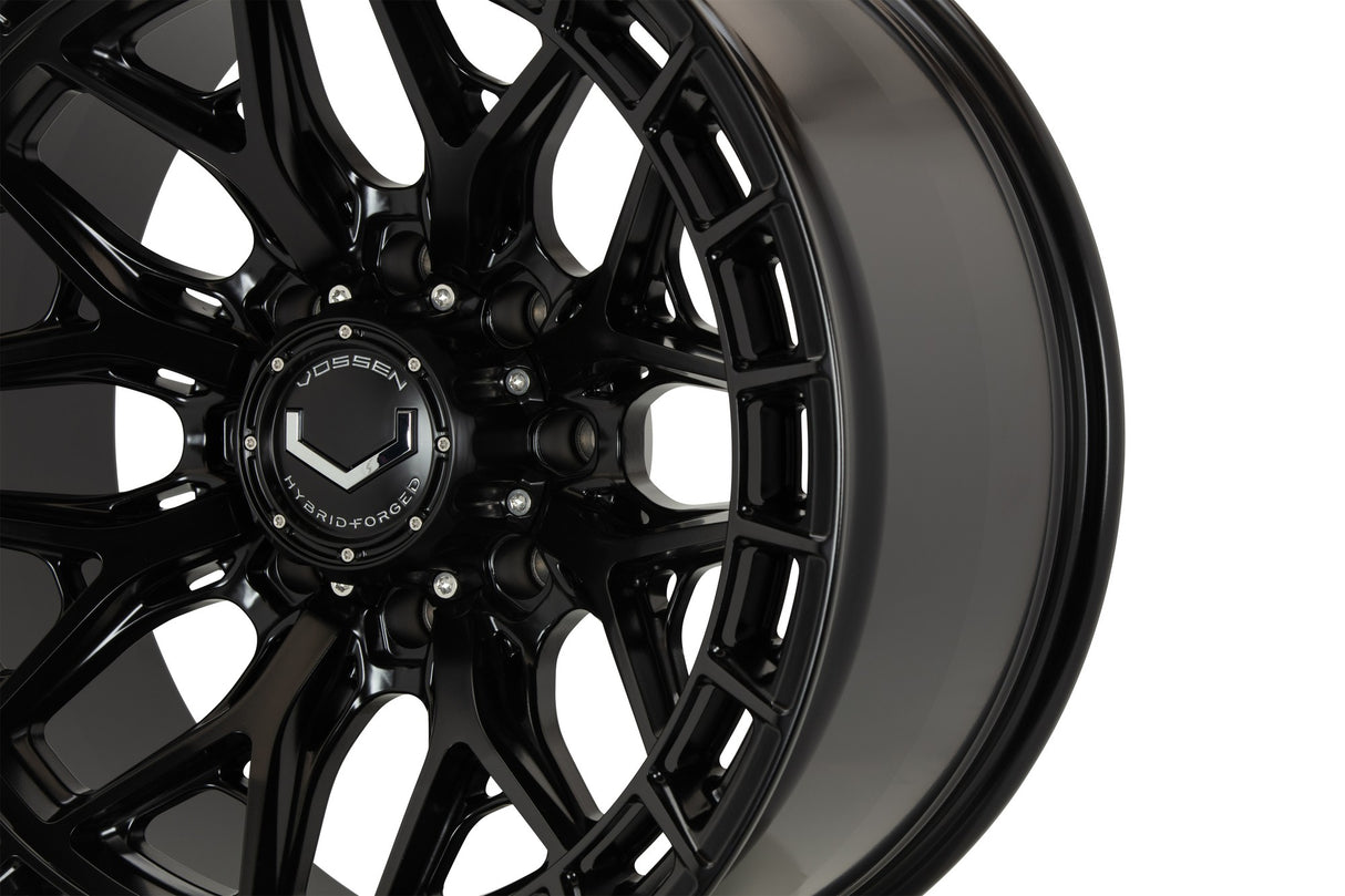 18" Vossen HFX1 Satin Black 18x9 Wheels Fits Chevy Silverado 2500HD 3500HD