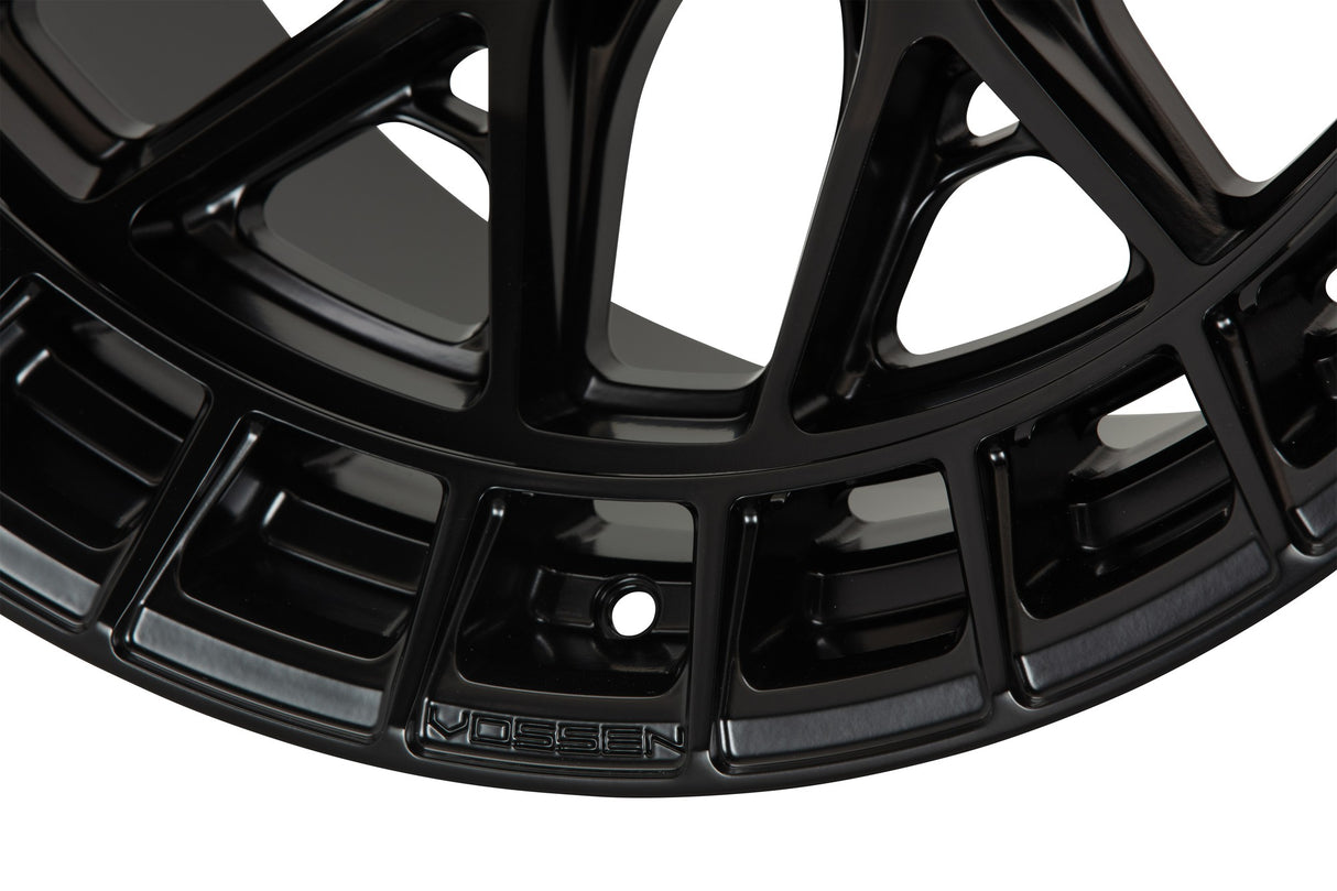 18" Vossen HFX1 Satin Black 18x9 Wheels Fits Chevy Silverado HD 2001-2010