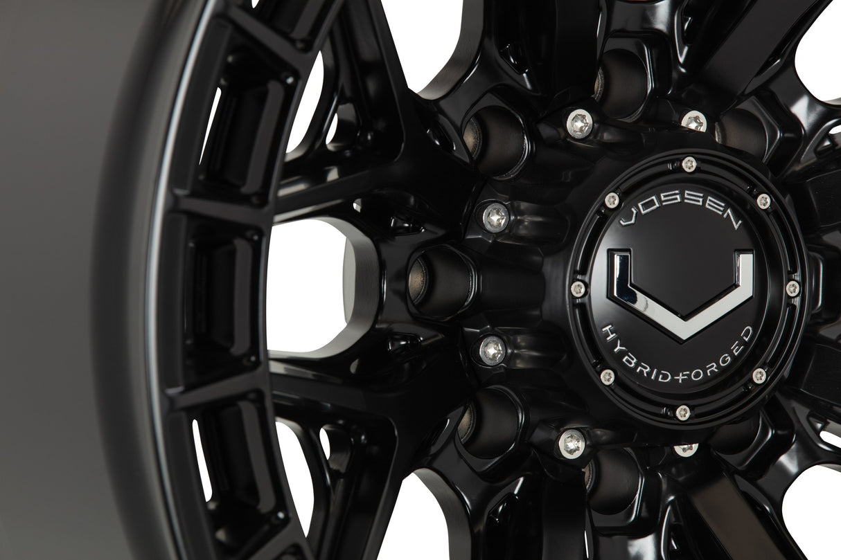 24" Vossen HFX1 Satin Black 24x12 Concave Wheels Fits GMC Sierra HD 2001-2010