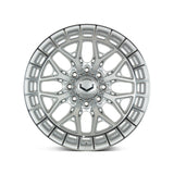 22" Vossen HFX1 Silver Polished 22x10 Wheels Fits GMC Sierra 2500HD 3500HD