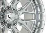 22" Vossen HFX1 Silver Polished 22x10 Wheels Fits Ford F250 F350 Super Duty