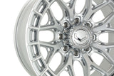 20" Vossen HFX1 Silver Polished 20x9 Concave Wheels Rims Fits RAM 2500 3500