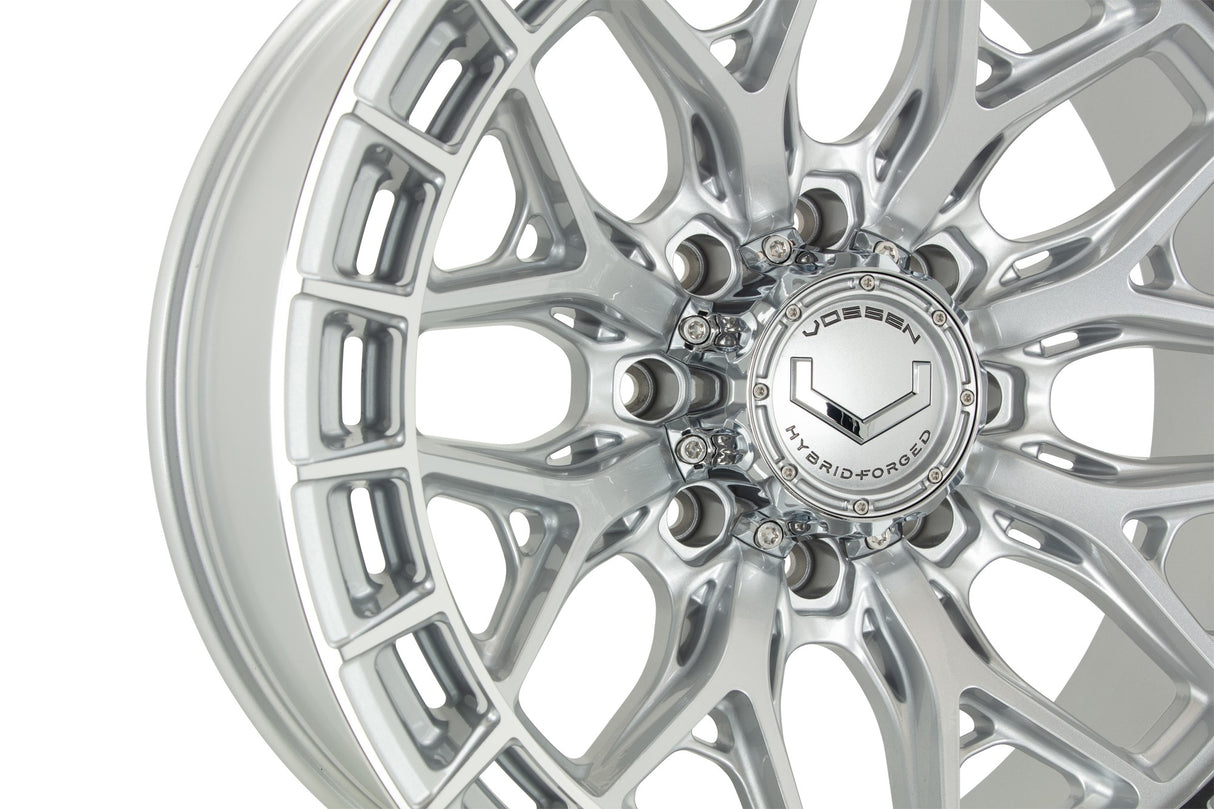 18" Vossen HFX1 Silver Polished 18x9 Concave Wheels Fits GMC Sierra HD 2001-2010