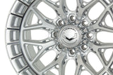 24" Vossen HFX1 Silver Polished 24x12 Wheels Fits GMC Sierra 2500HD 3500HD