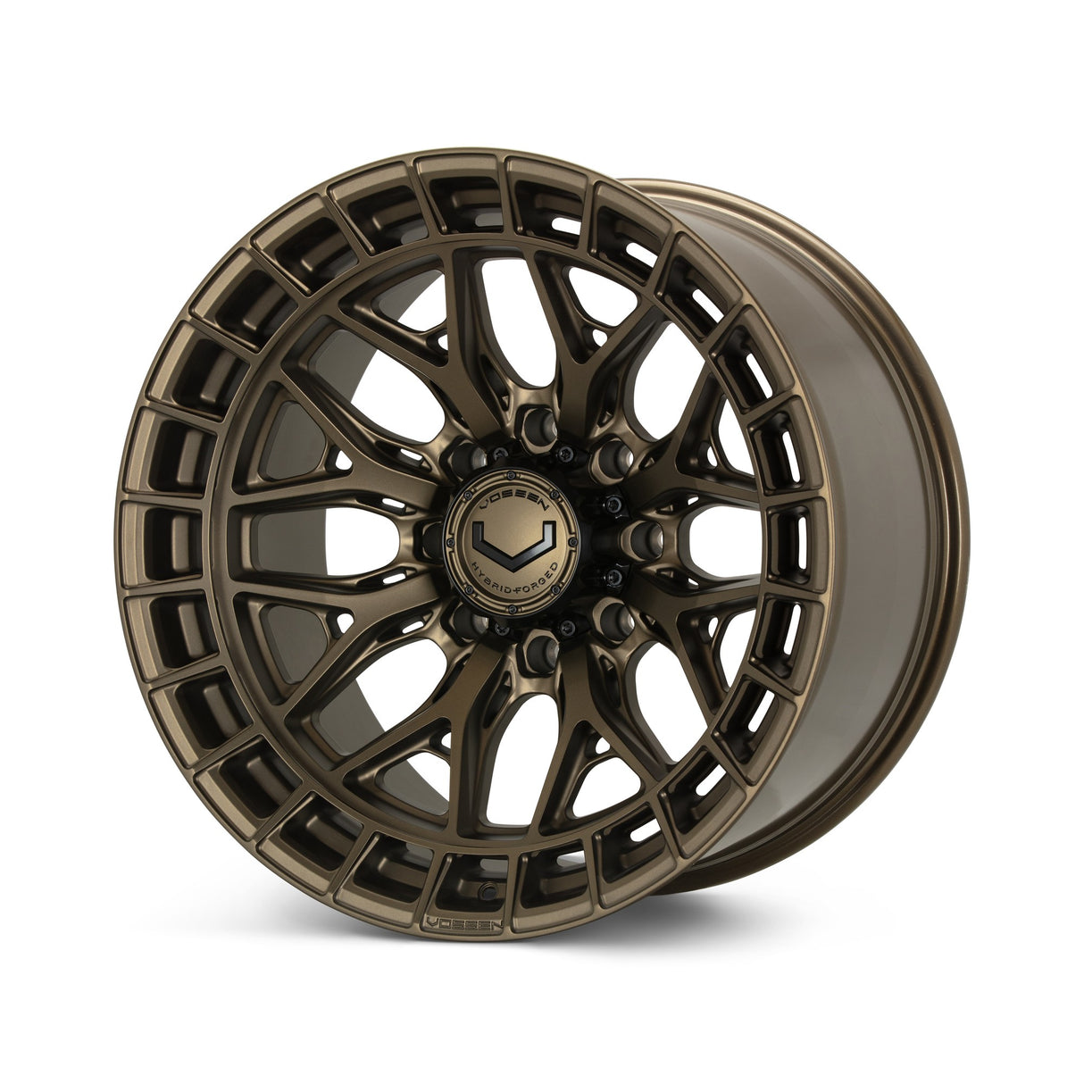 22" Vossen HFX1 Terra Bronze 22x10 Wheels Fits Chevy Silverado HD 2001-2010