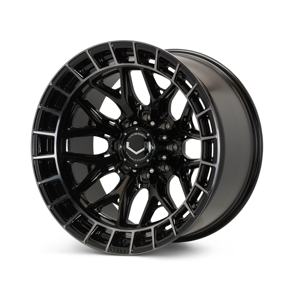 20" Vossen HFX1 Tinted Gloss Black 20x10 Wheels Fits GMC Sierra 2500HD 3500HD