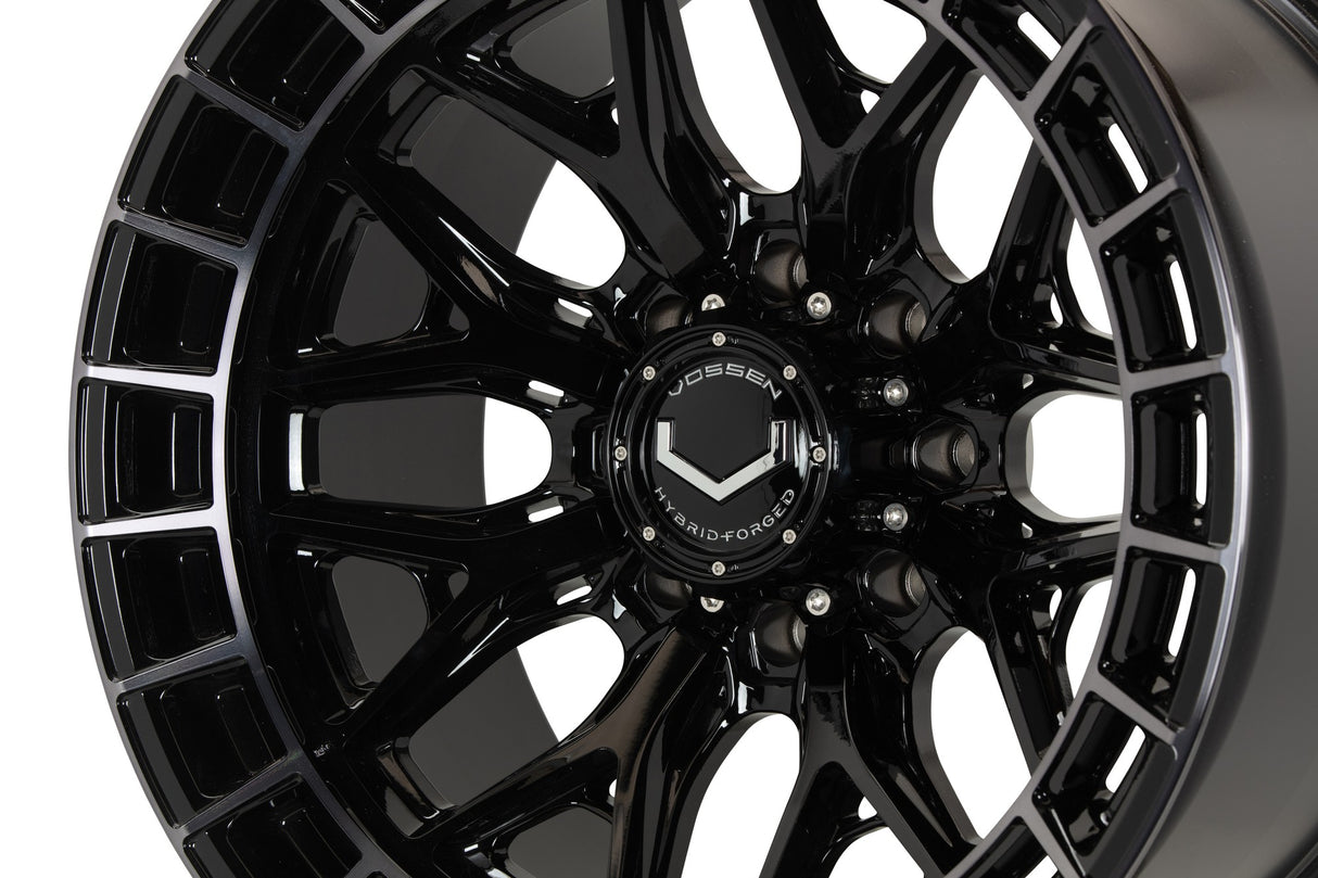 20" Vossen HFX1 Tinted Gloss Black 20x9 Wheels Fits Chevy Silverado 2500HD