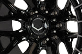 18" Vossen HFX1 Tinted Gloss Black 18x9 Wheels Fits GMC Sierra HD 2001-2010