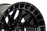 22" Vossen HFX1 Tinted Gloss Black 22x12 Concave Wheels Fits Dodge Ram 2500 3500