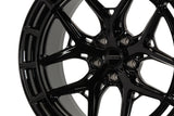 19" Vossen HFX1 Gloss Black 19x8.5 19x9.5 Concave Wheels Rims Fits Lexus IS F