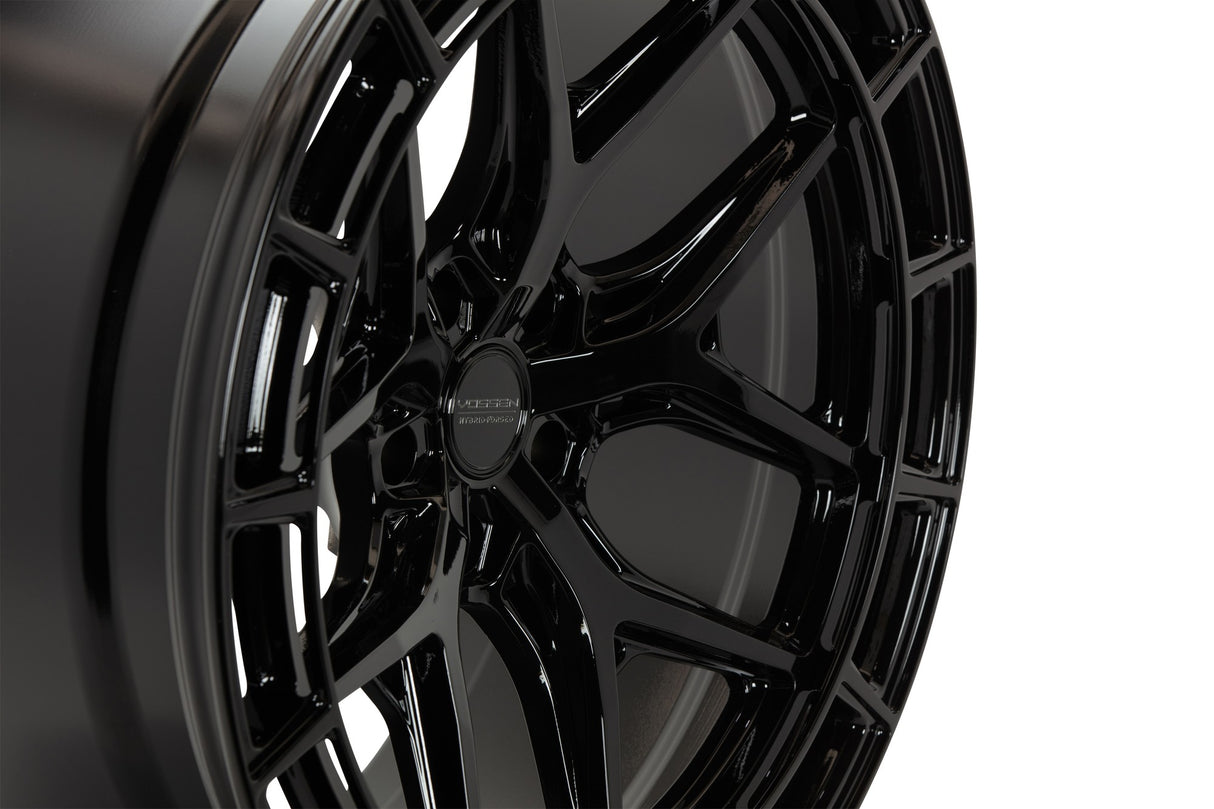 19" Vossen HFX1 Gloss Black 19x8.5 19x9.5 Wheels Fits Mercedes SL SL450 SL500
