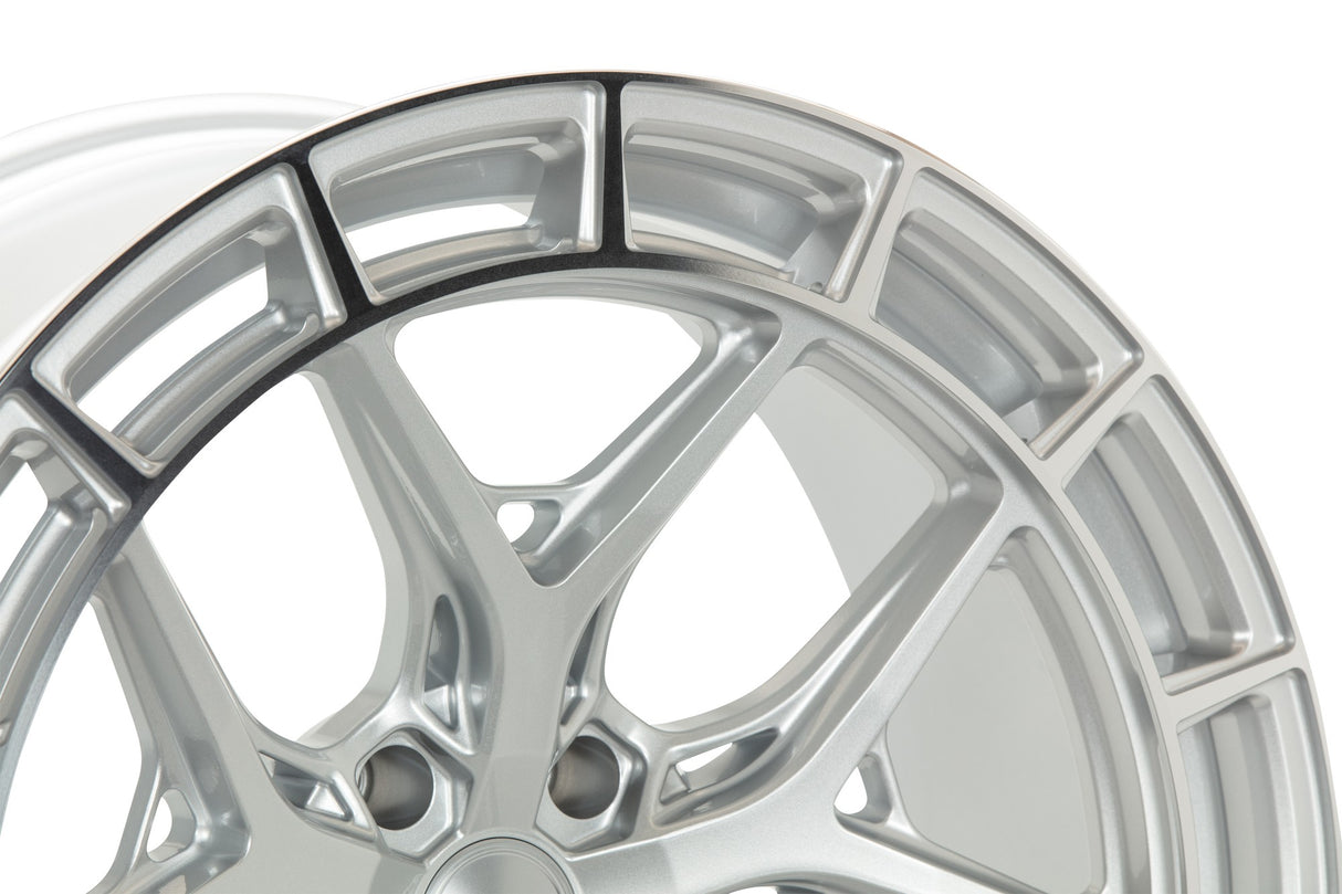 20" Vossen HFX1 Silver Polished 20x9 Concave Wheels Fits Audi B8 A4 S4 Quattro