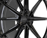 20" Vossen HFX2 Gloss Black 20x9 20x10.5 Wheels Fits Mercedes S400 S550 S600