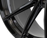 20" Vossen HFX2 Gloss Black 20x9 Concave Wheels Rims Fits Acura TLX