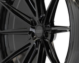 19" Vossen HFX2 Gloss Black 19x8.5 19x9.5 Wheels Fits Mercedes SL500 SL550 SL63