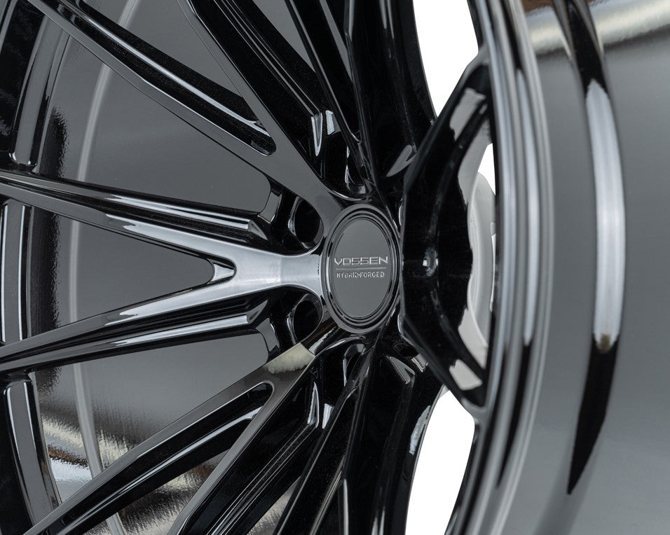 22" Vossen HFX2 Gloss Black 22x12 Concave Wheels Rims Fits Ford F150 2015-2020