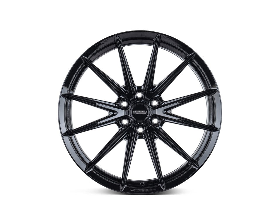 20" Vossen HFX2 Gloss Black 20x10 Concave Wheels Rims Fits Ford F150 2015-2020