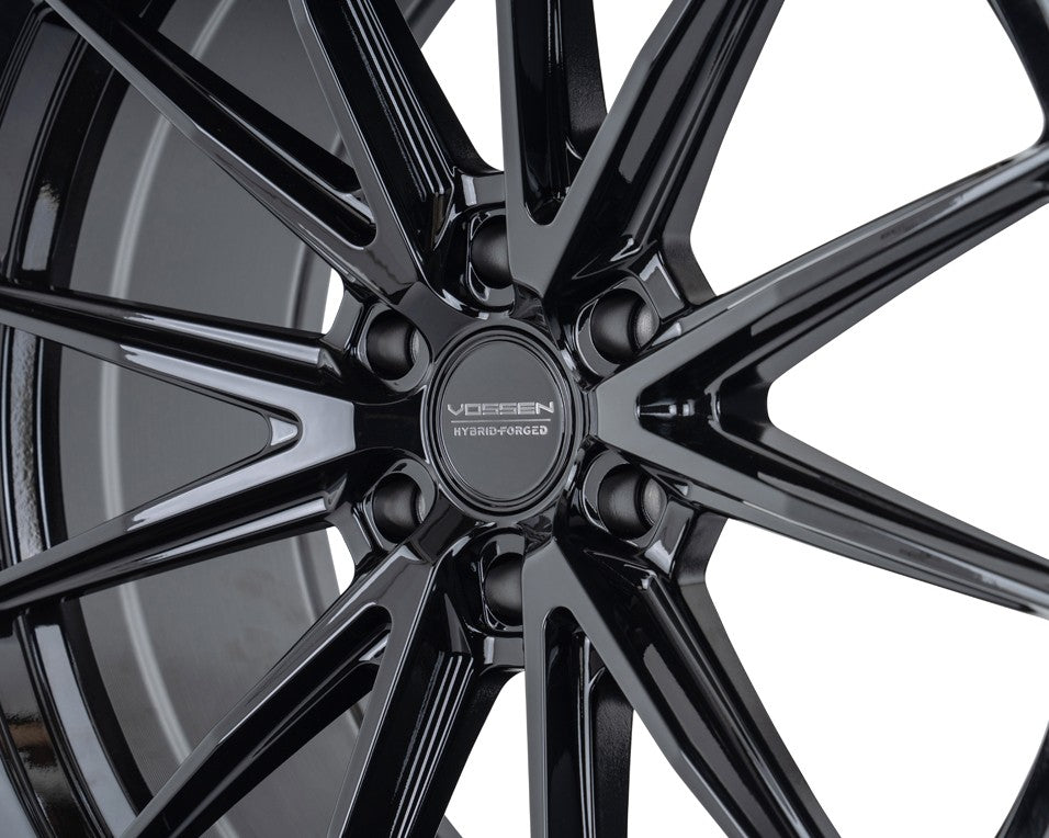 17" Vossen HFX2 Gloss Black 17x9 Concave Wheels Rims Fits Ford Bronco Raptor
