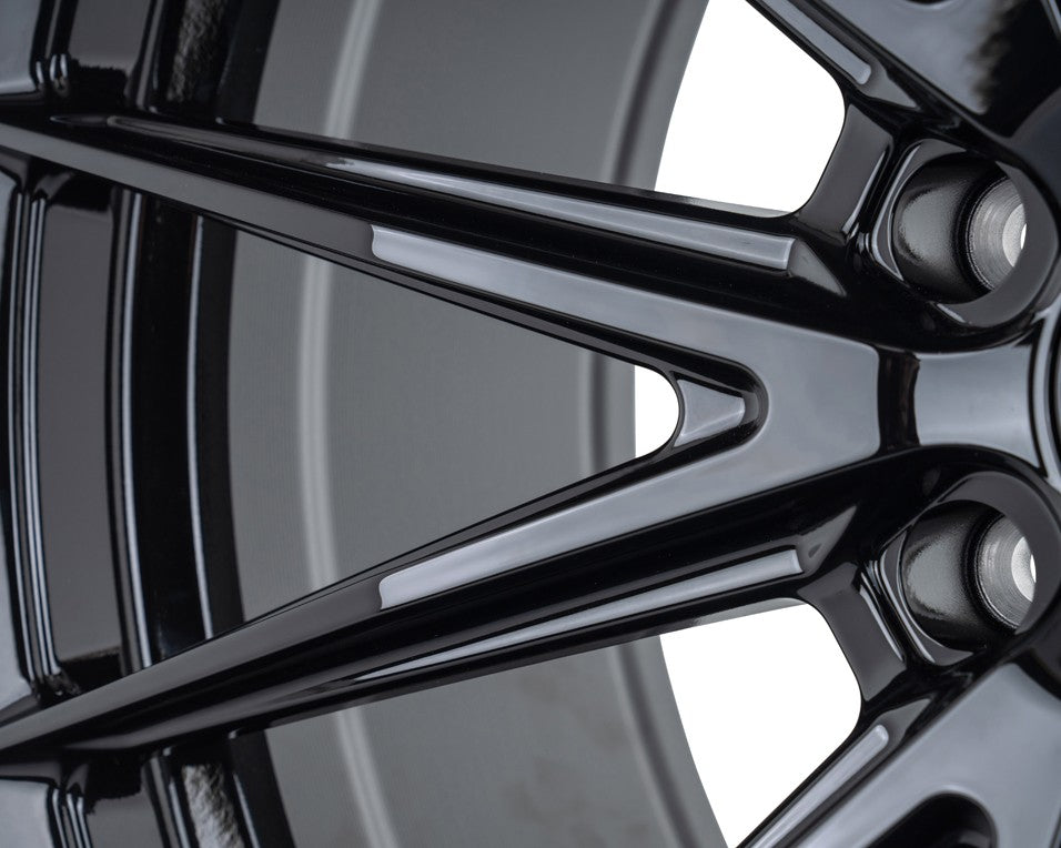 20" Vossen HFX2 Gloss Black 20x9.5 Concave Wheels Rims Fits Lincoln Navigator