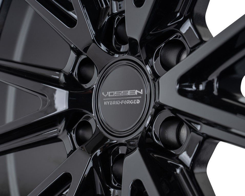 22" Vossen HFX2 Gloss Black 22x9.5 Concave Wheels Fits Chevrolet Silverado 1500