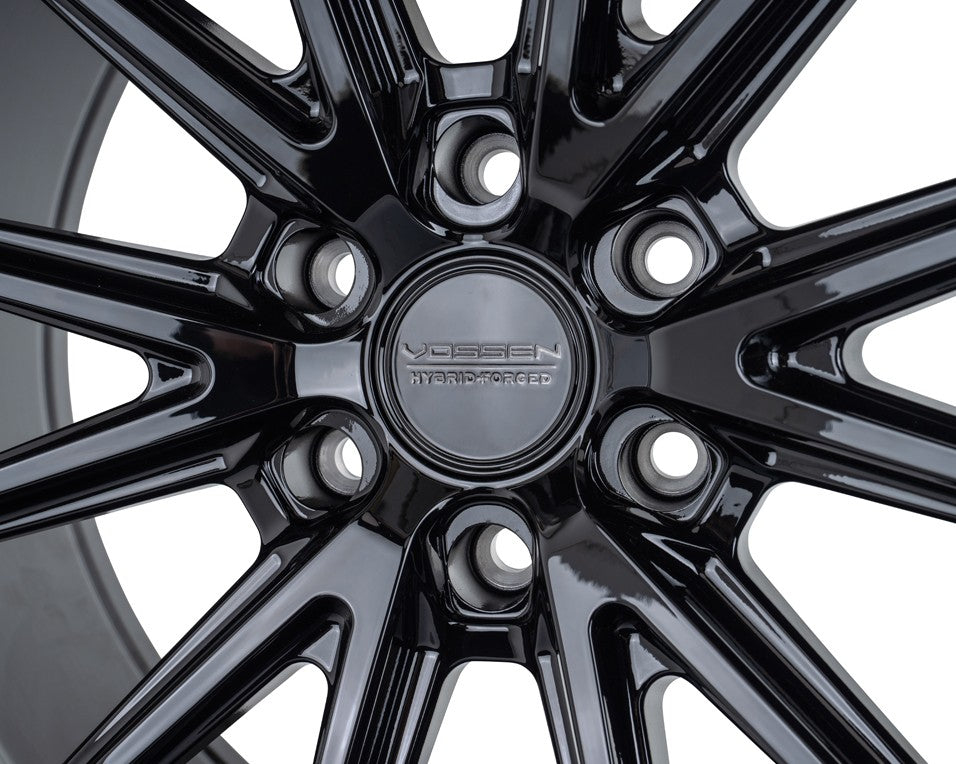 17" Vossen HFX2 Gloss Black 17x9 Concave Wheels Rims Fits Ford Bronco Raptor