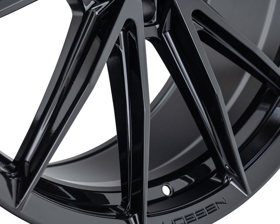20" Vossen HFX2 Gloss Black 20x9.5 Concave Wheels Rims Fits Jeep Wagoneer