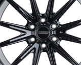 24" Vossen HFX2 Gloss Black 24x10 Concave Wheels Rims Fits Ford F150 2015-2020