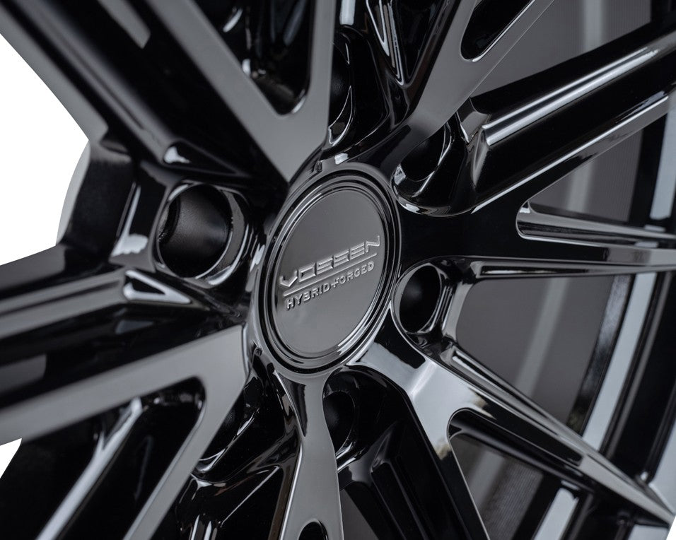 20" Vossen HFX2 Gloss Black 20x9.5 Concave Wheels Rims Fits RAM 1500