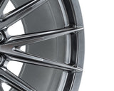 22" Vossen HFX2 Hyper Gunmetal 22x9.5 Concave Wheels Fits Cadillac Escalade V