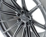 24" Vossen HFX2 Hyper Gunmetal 24x10 Concave Wheels Fits Toyota Sequoia 2nd Gen