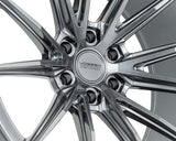 22" Vossen HFX2 Hyper Gunmetal 22x9.5 Concave Wheels Fits Lexus LX600 LX700h