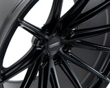 22" Vossen HFX2 Satin Black 22x12 Concave Wheels Rims Fits Ford F150 2021 and Up