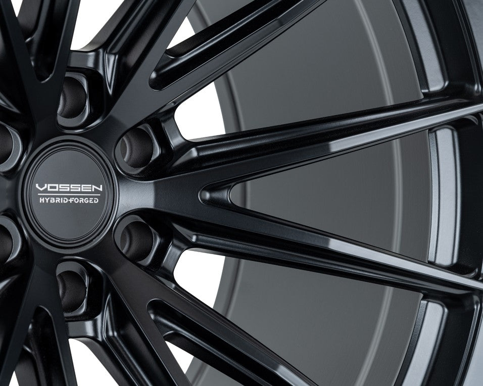 22" Vossen HFX2 Satin Black 22x12 Concave Wheels Rims Fits Ford F150 2021 and Up