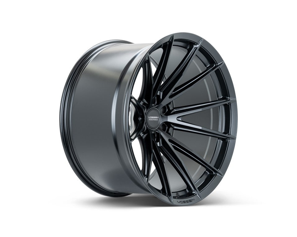 22" Vossen HFX2 Satin Black 22x12 Concave Wheels Rims Fits Ford F150 2021 and Up
