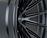22" Vossen HFX2 Satin Black 22x12 Concave Wheels Rims Fits Ford Bronco Raptor